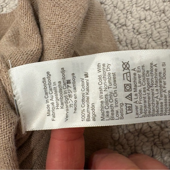 J. Crew Tan Ruffle Neck Sweater - Picture 5 of 5